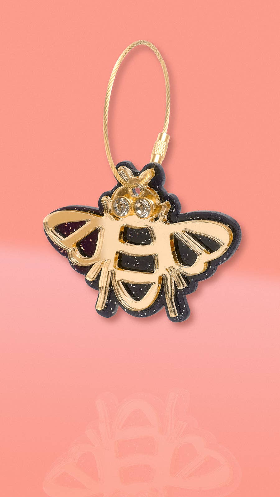 Bee Keychain + Purse Charm - Lalka Beauty Co.