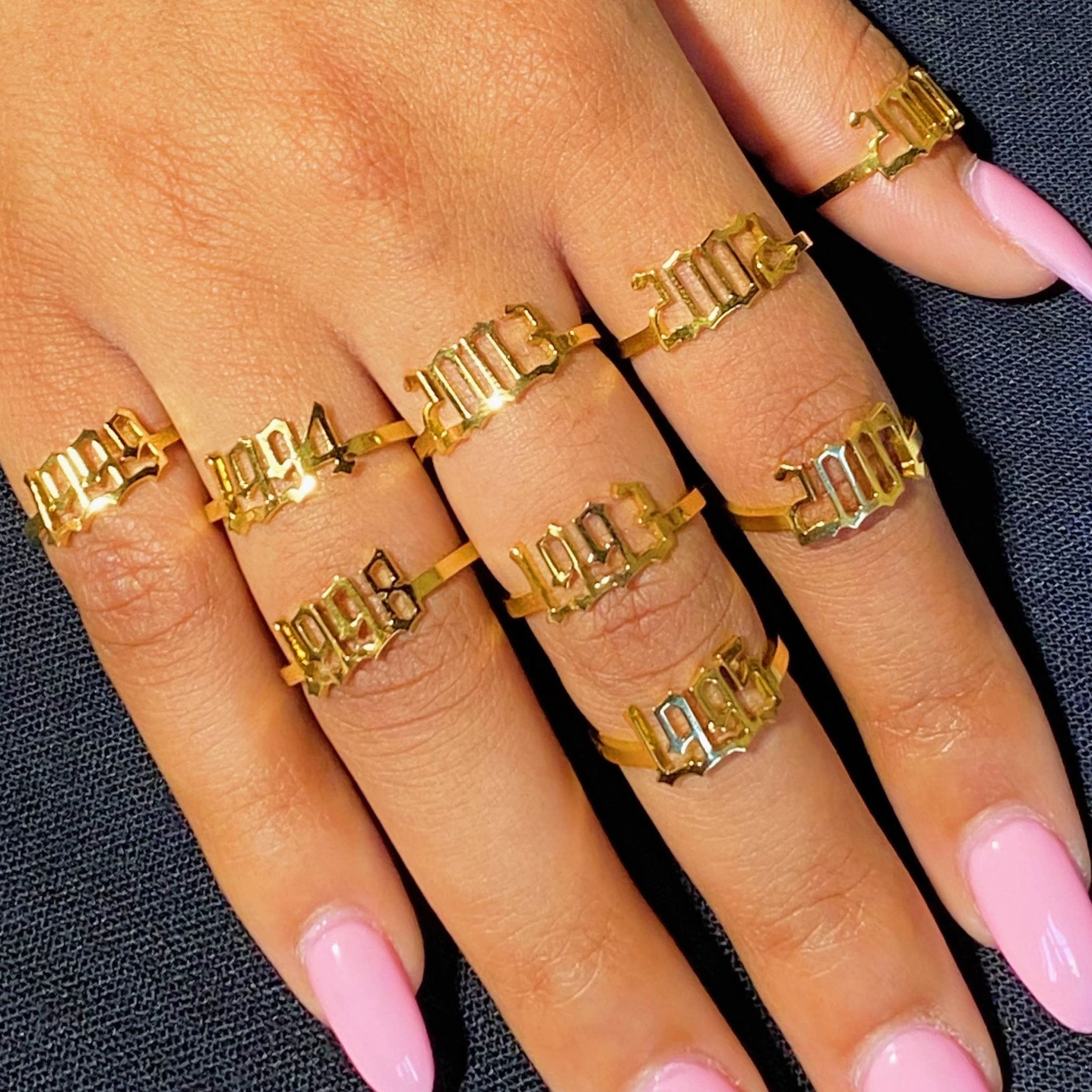 Birth Year Ring - Lalka Beauty Co.