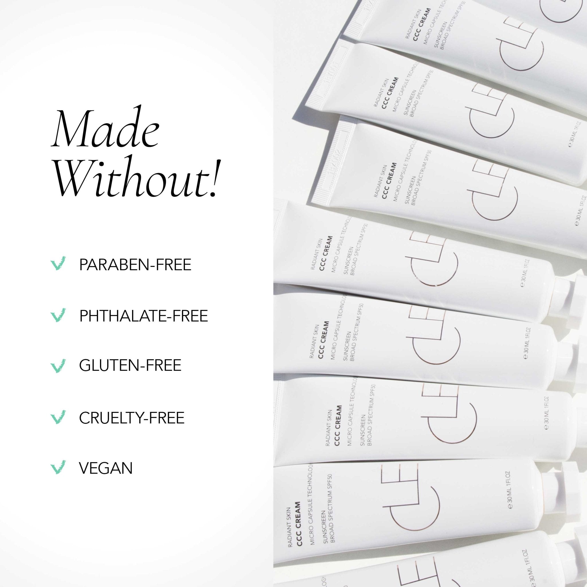 CCC Cream SPF 50 Tinted Sunscreen - Lalka Beauty Co.