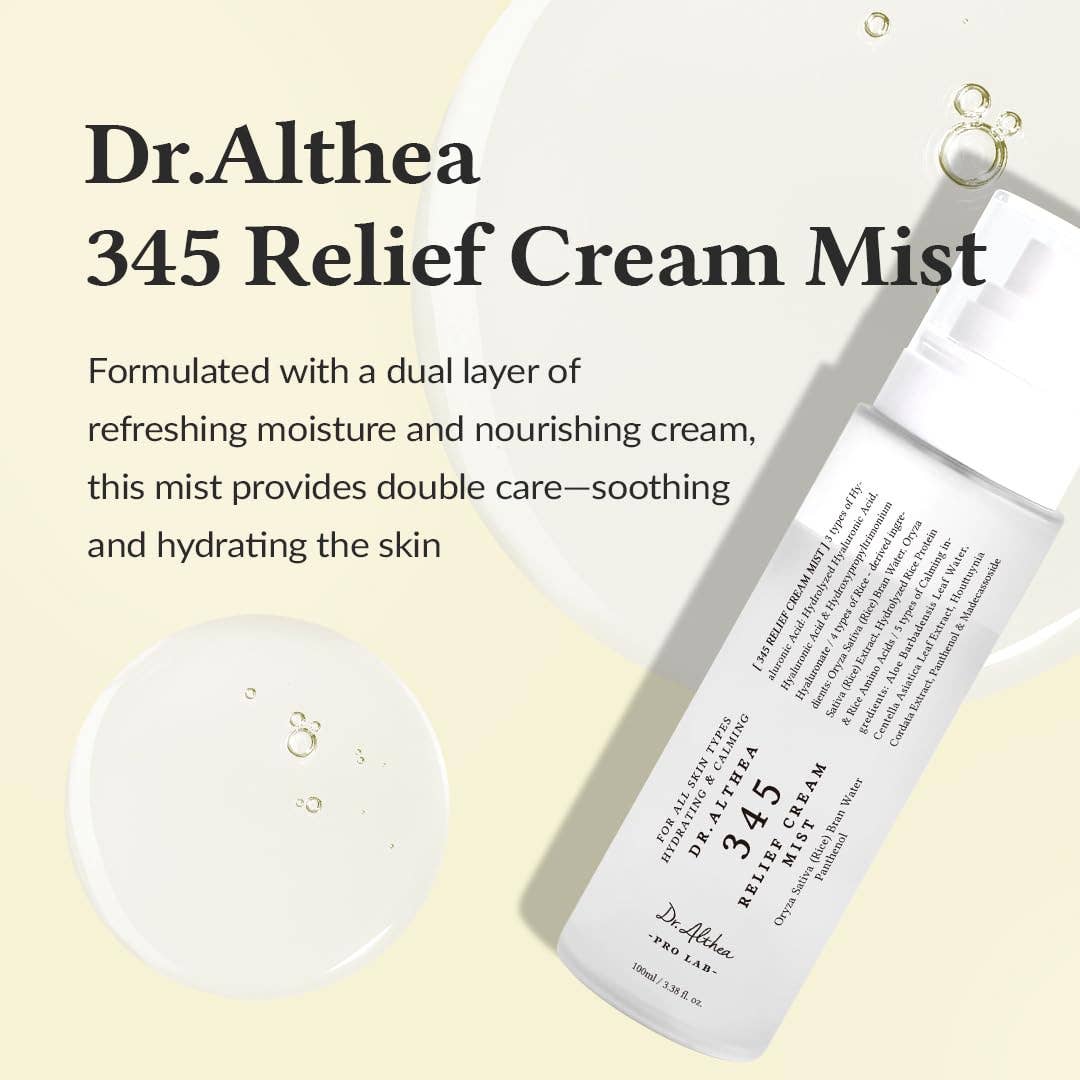 DR ALTHEA 345 Relief Cream Mist 60ml 2.02 Fl Oz - Lalka Beauty Co.