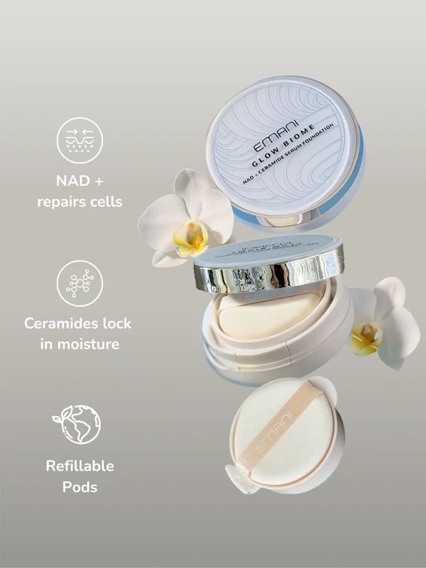 Emani Glow Biome Serum Foundation - Lalka Beauty Co.