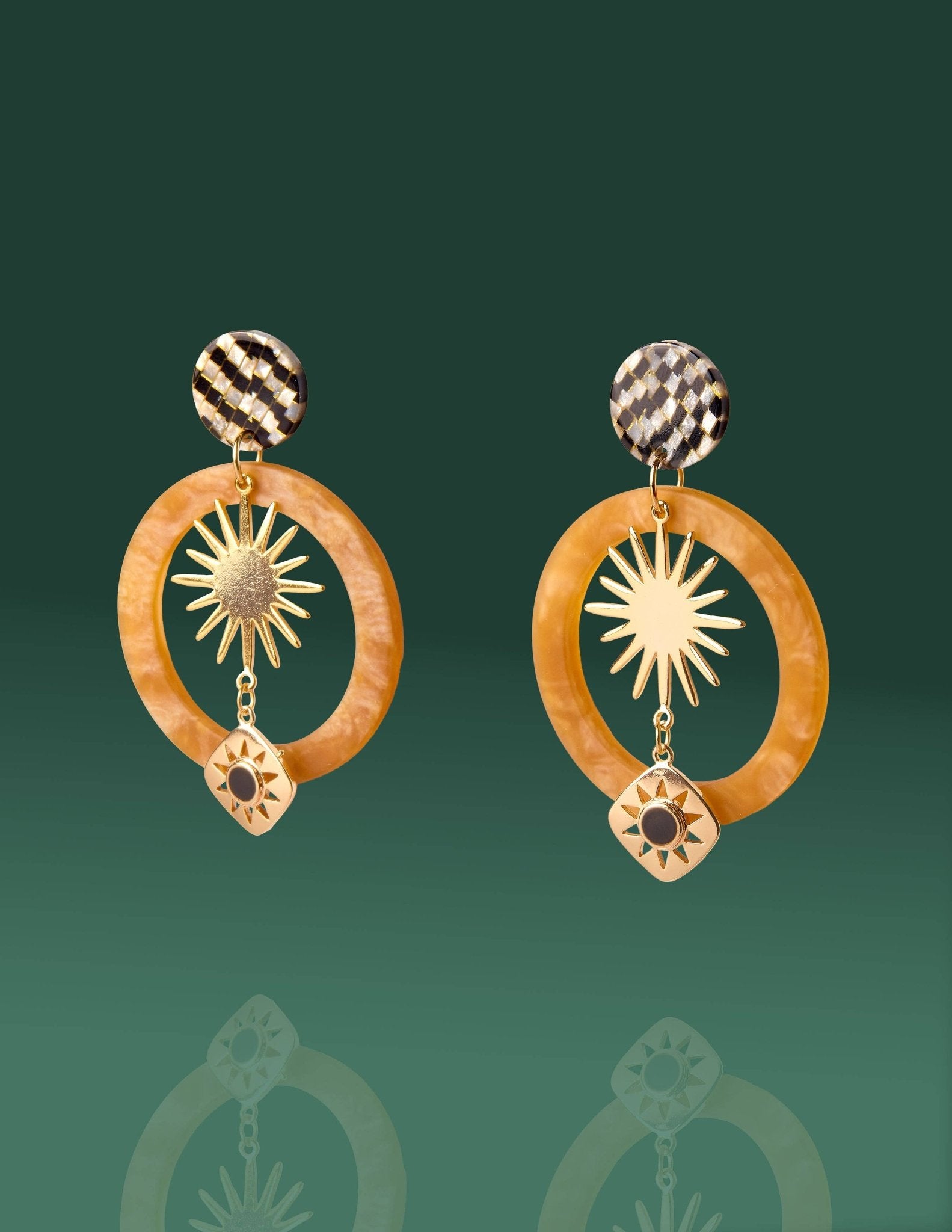 Fall Bohemian Tan Hoop - Lalka Beauty Co.