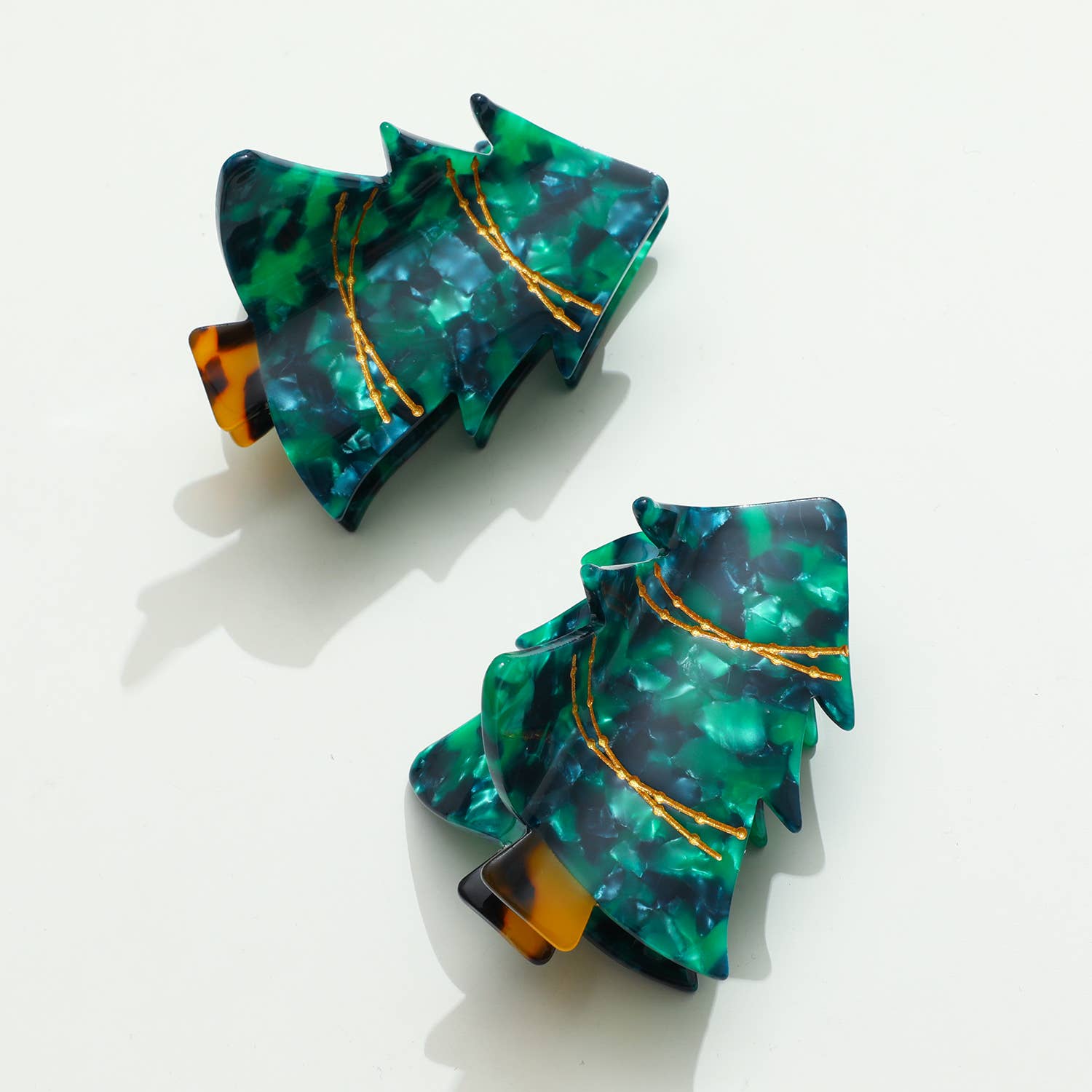 Festive Christmas Tree | Holiday Claw Clip - Lalka Beauty Co.