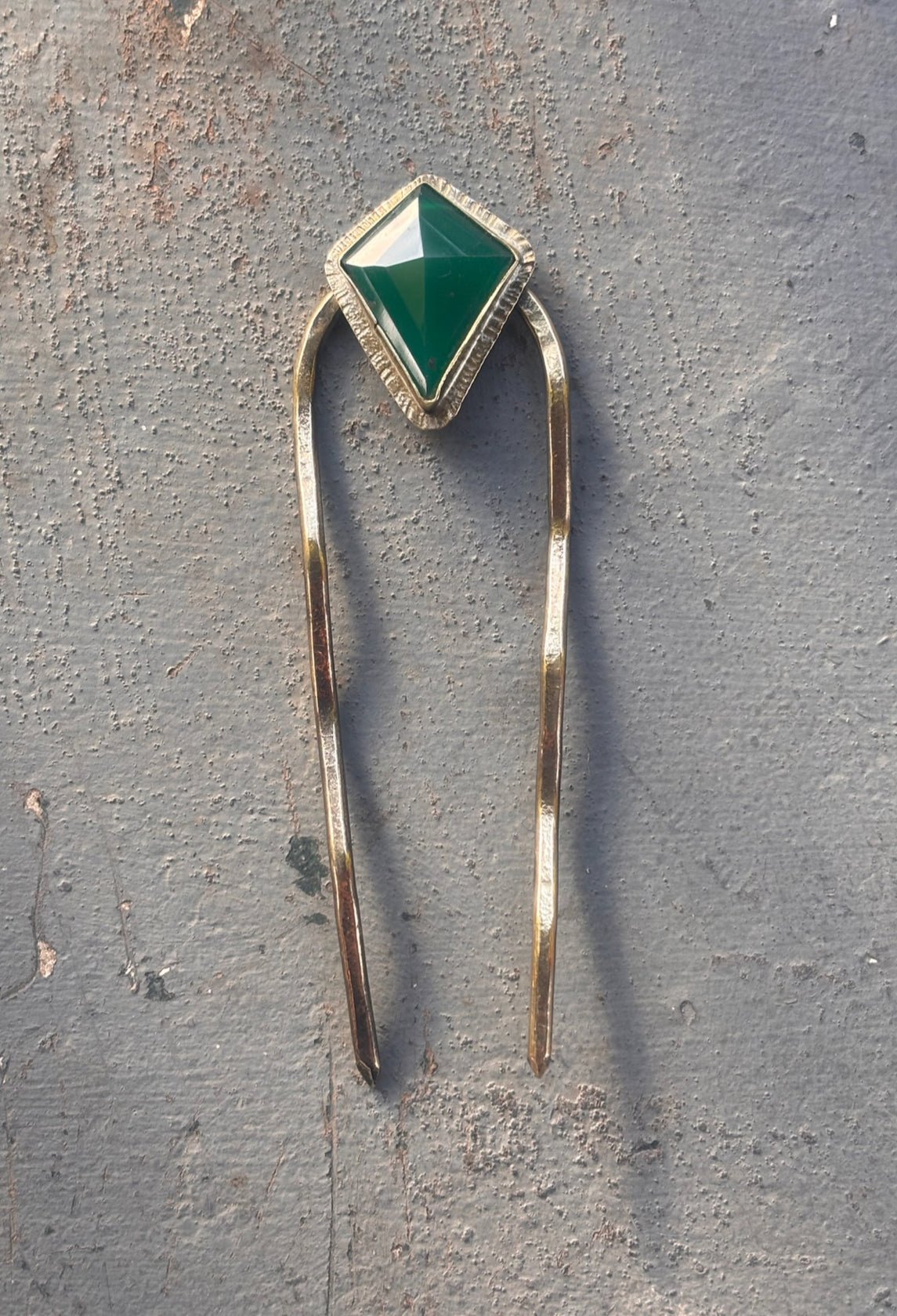 Fossil and Hide Hair Forks hand made in Atlanta Georgia - Lalka Beauty Co.