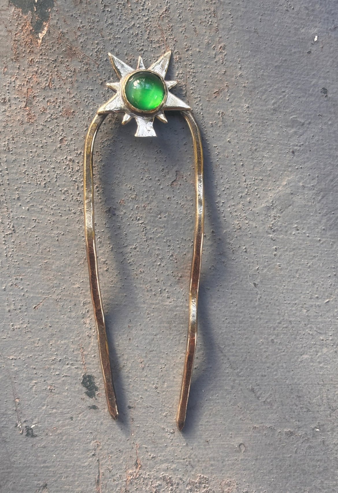 Fossil and Hide Hair Forks hand made in Atlanta Georgia - Lalka Beauty Co.