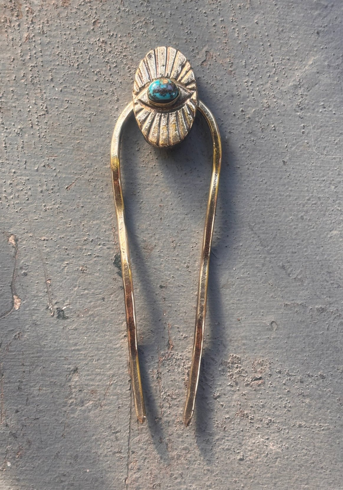 Fossil and Hide Hair Forks hand made in Atlanta Georgia - Lalka Beauty Co.