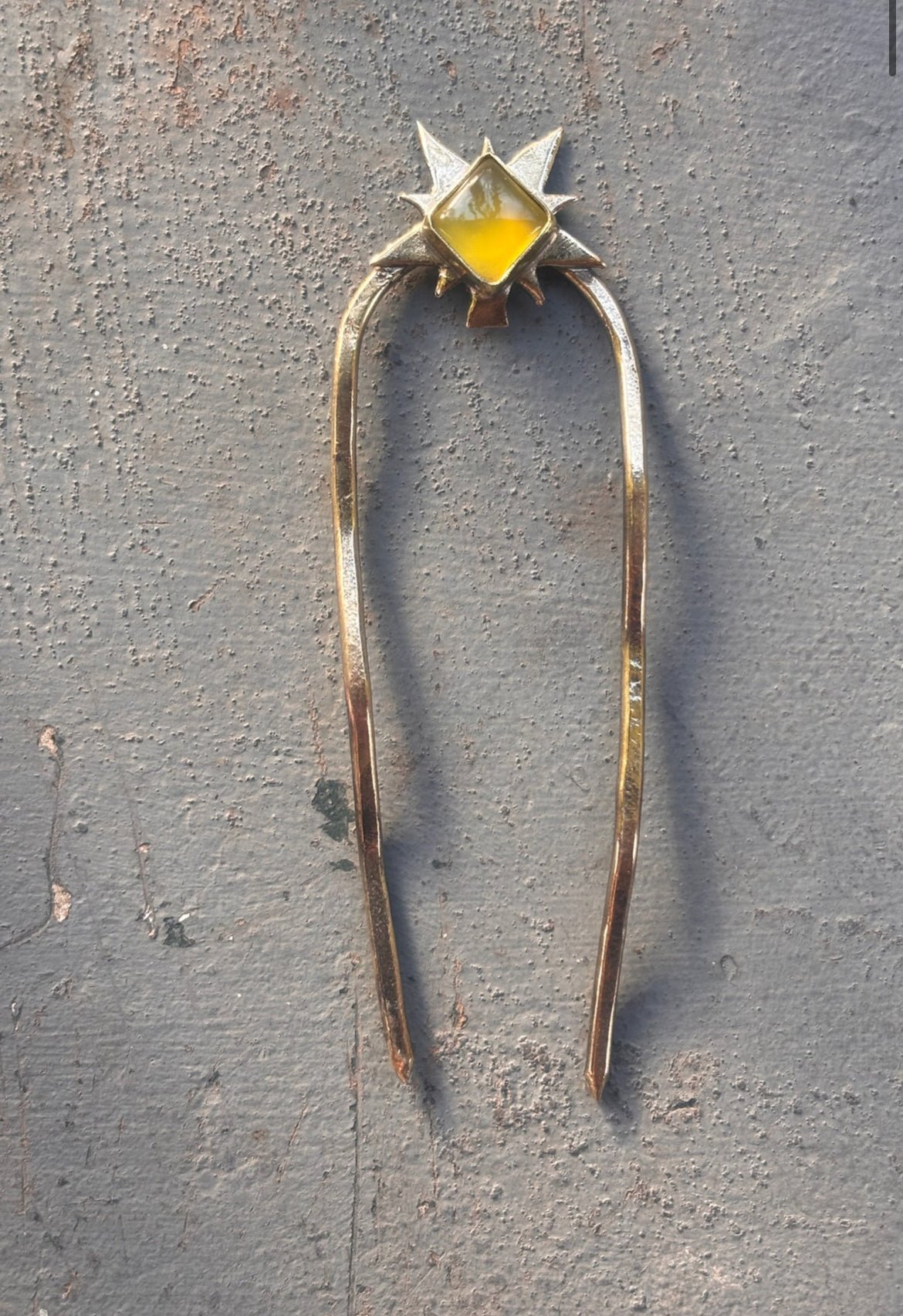 Fossil and Hide Hair Forks hand made in Atlanta Georgia - Lalka Beauty Co.