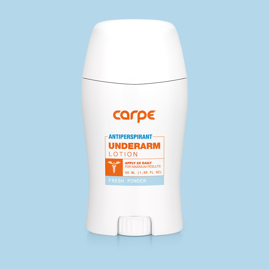 Carpe Antiperspirant Underarm stick Fresh Powder Scent Sweat Control