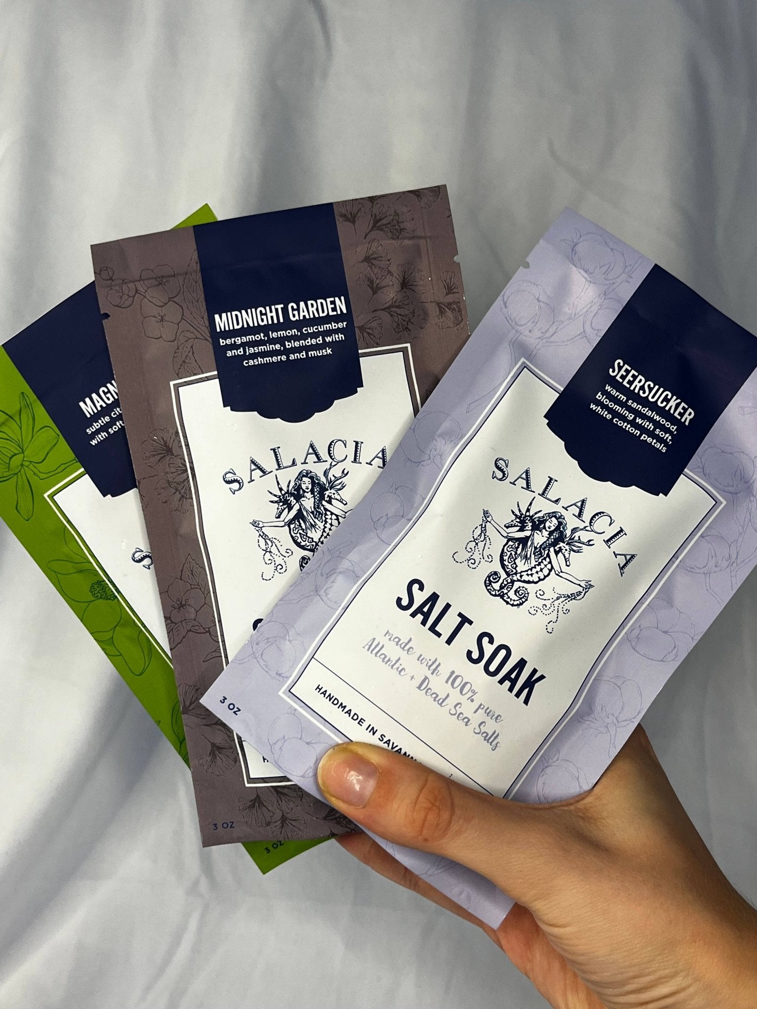 Georgia Peach Salt Soak | MADE IN SAVANNAH | CLEAN BEAUTY - Lalka Beauty Co.