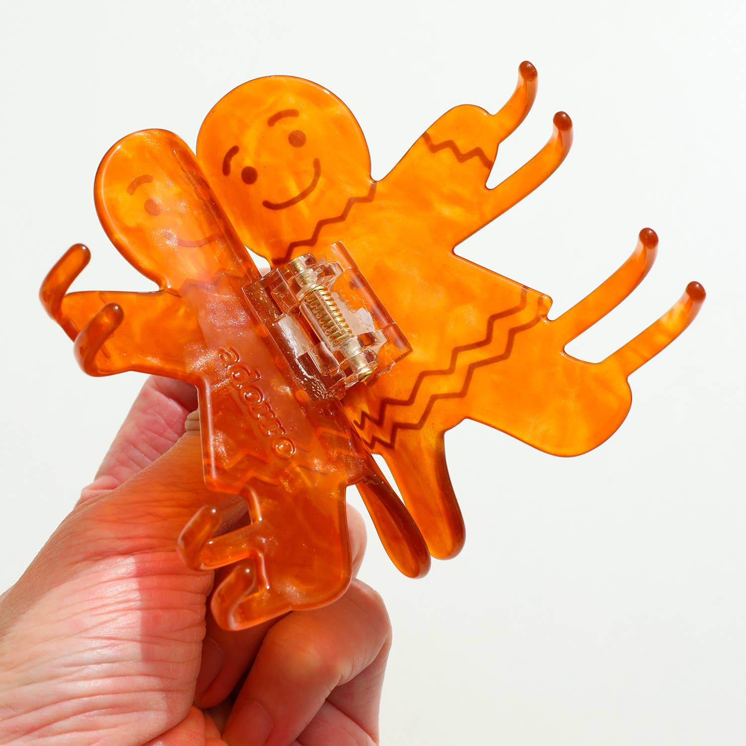 Gingerbread Man and Lady | Holiday Claw Clip - Lalka Beauty Co.