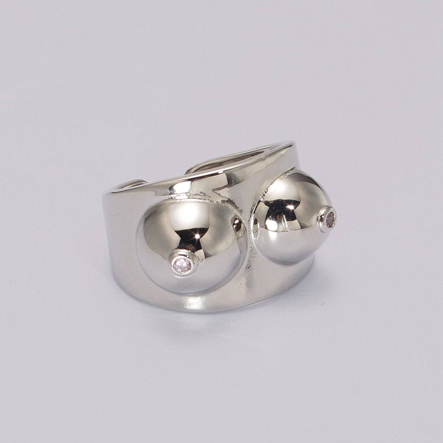 Gold or Silver Boobs Ring - Lalka Beauty Co.
