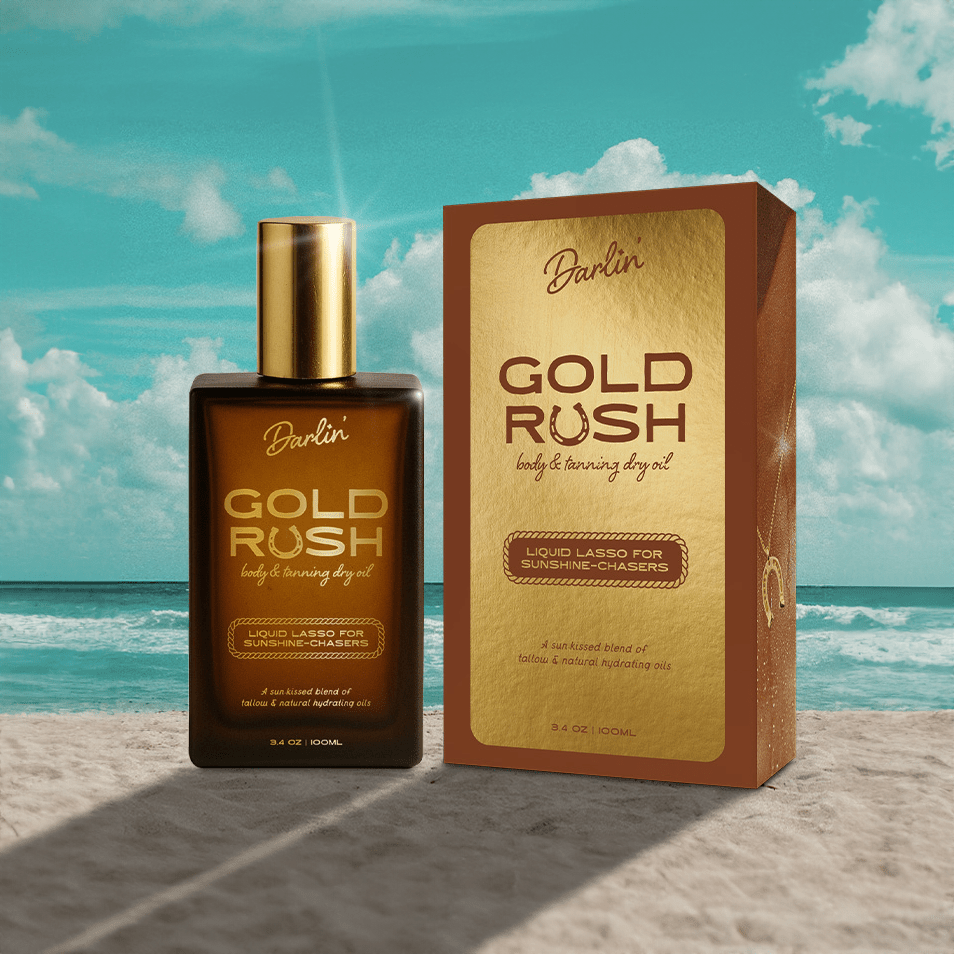 Gold Rush Body Oil – Tropical Coconut Vanilla Scented - Lalka Beauty Co.