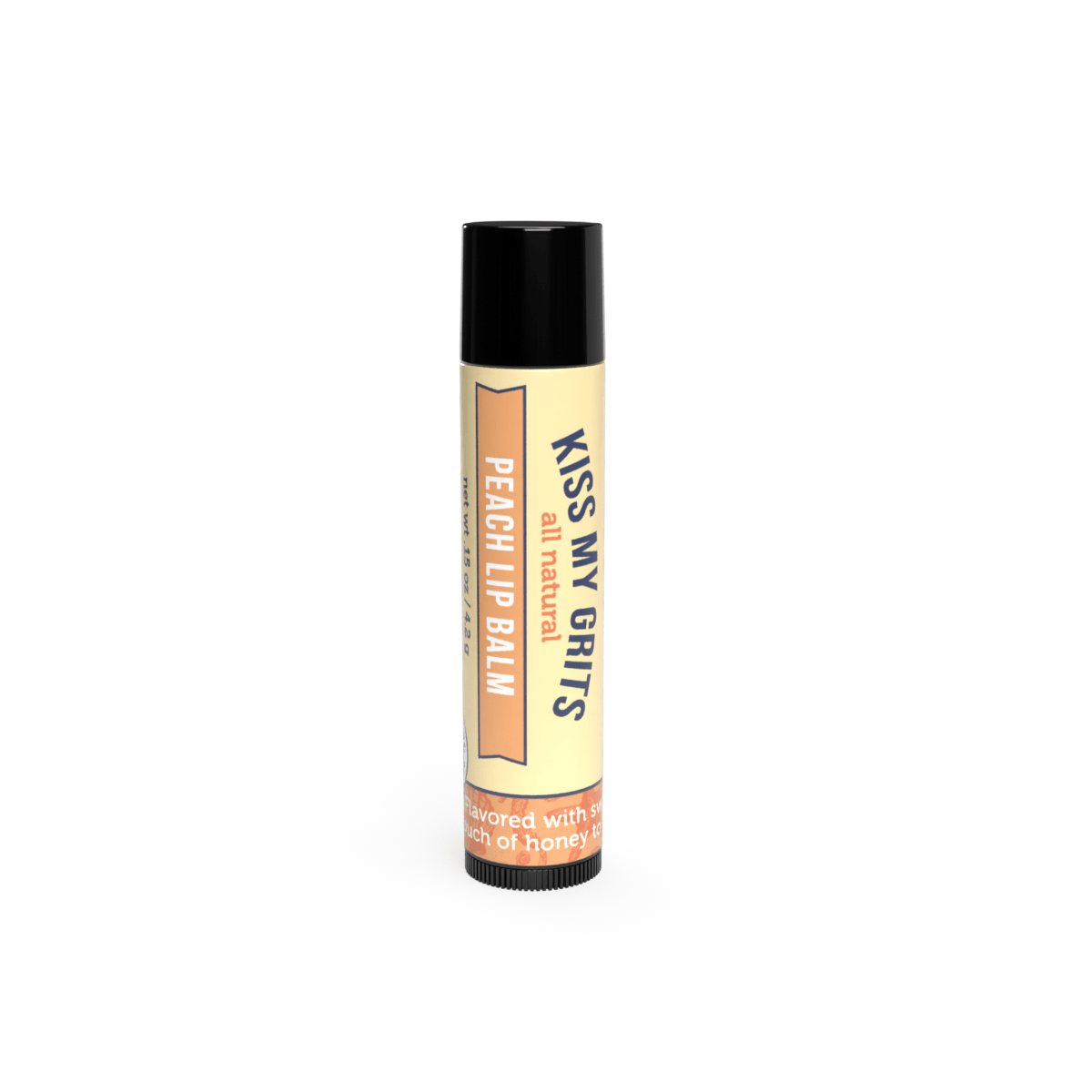Kiss My Grits Georgia Peach Lip Balm | HANDMADE | MADE IN US - Lalka Beauty Co.