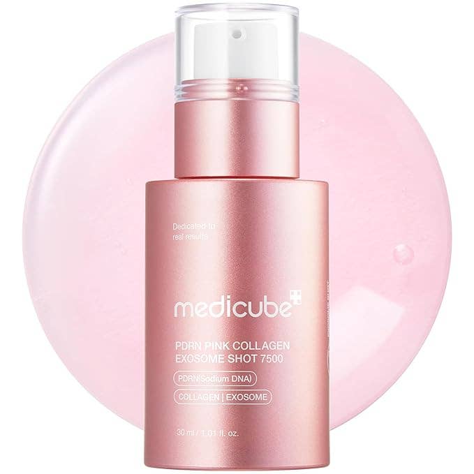 MEDICUBE PDRN Pink Collagen Exosome Shot Serum 7,500 PPM 1.01 fl.oz - Lalka Beauty Co.