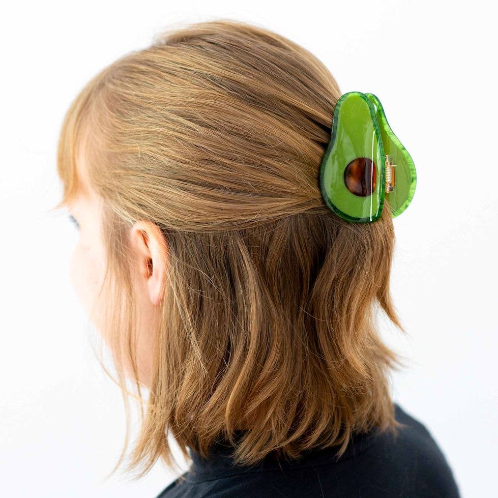 Midi Avocado Hair Claw Clip - Lalka Beauty Co.
