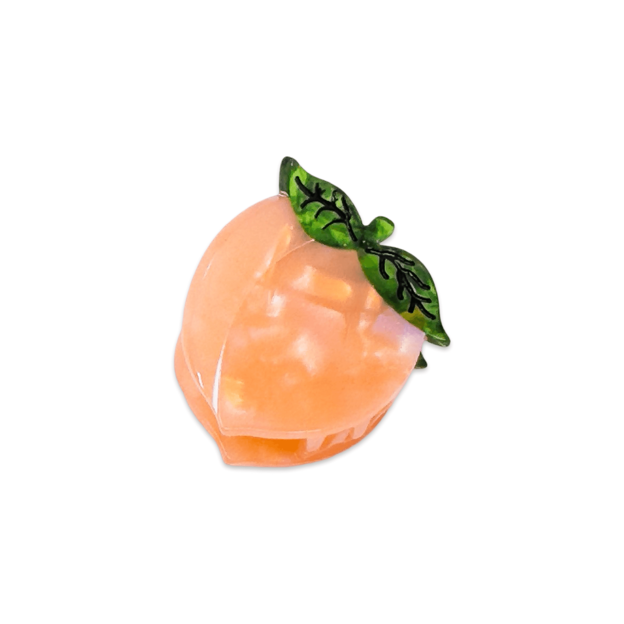 Mini Peach Hair Claw Clip - Lalka Beauty Co.