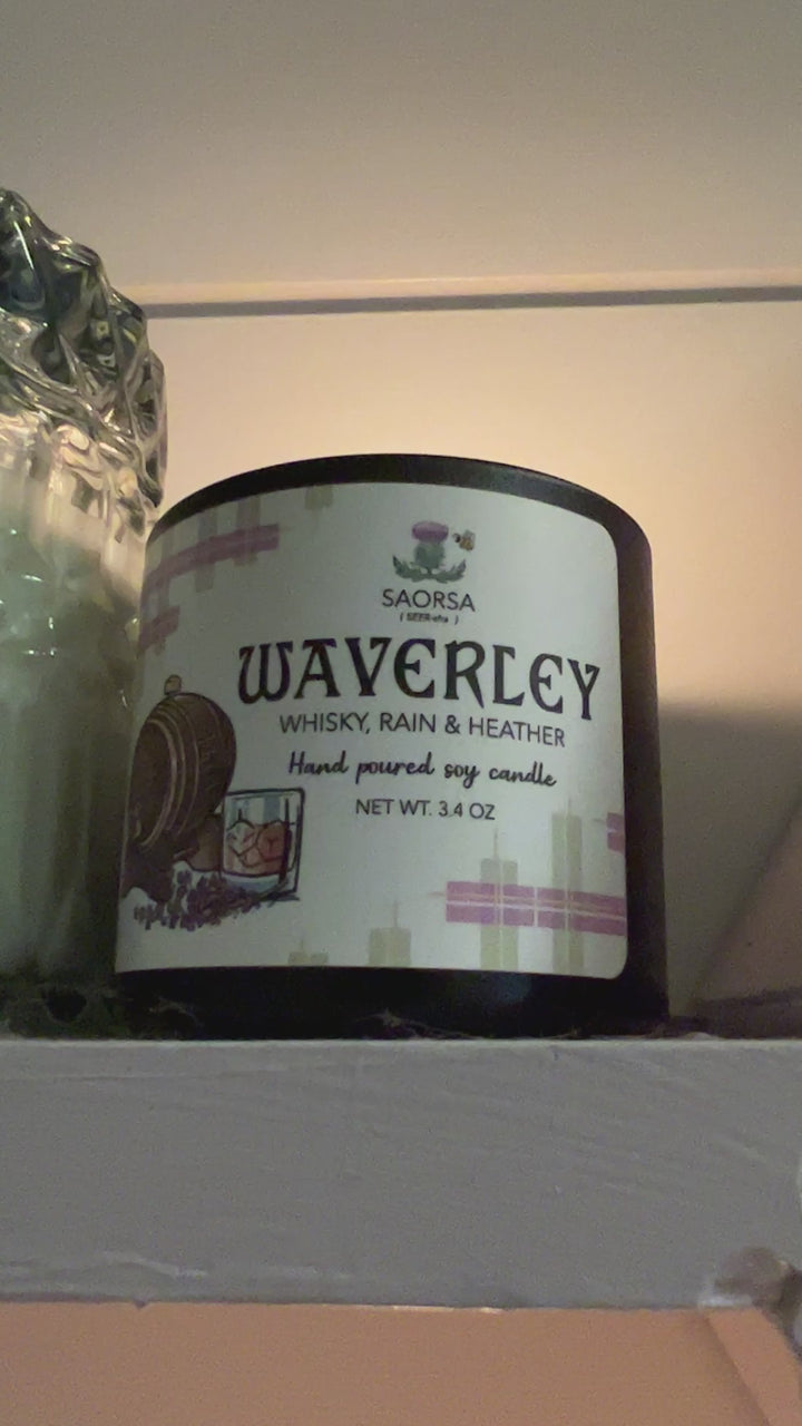 Saorsa Candles Waverly hand poured soy candle