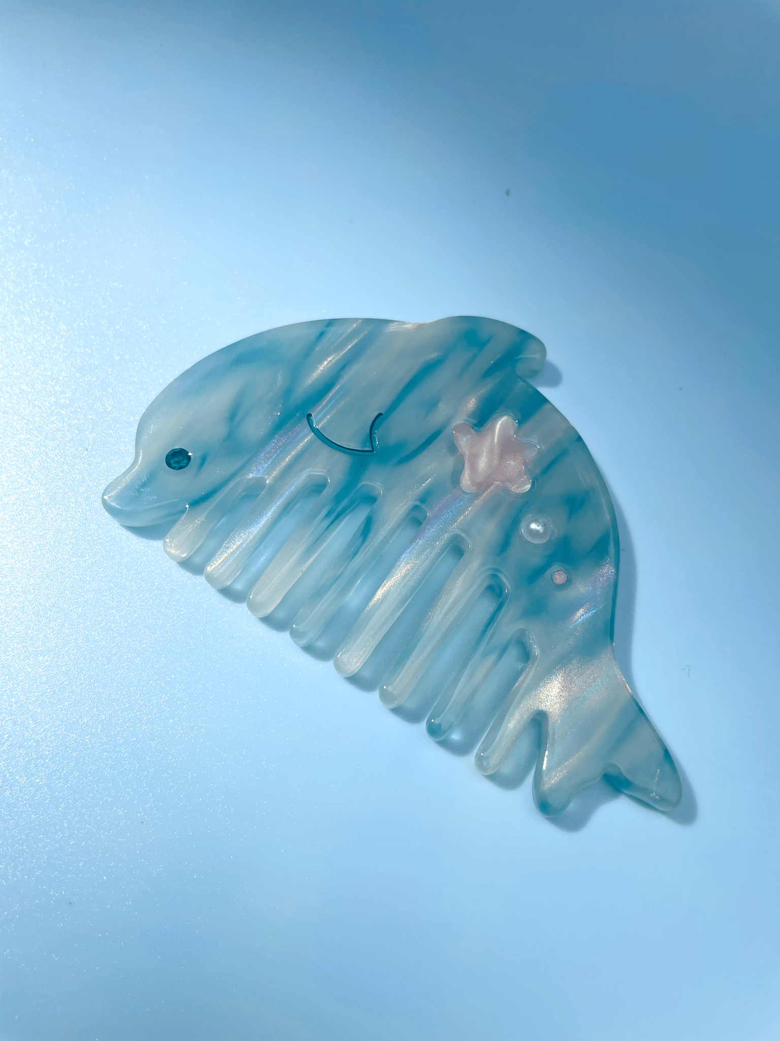 Ripple Dolphin Mini Comb - Lalka Beauty Co.