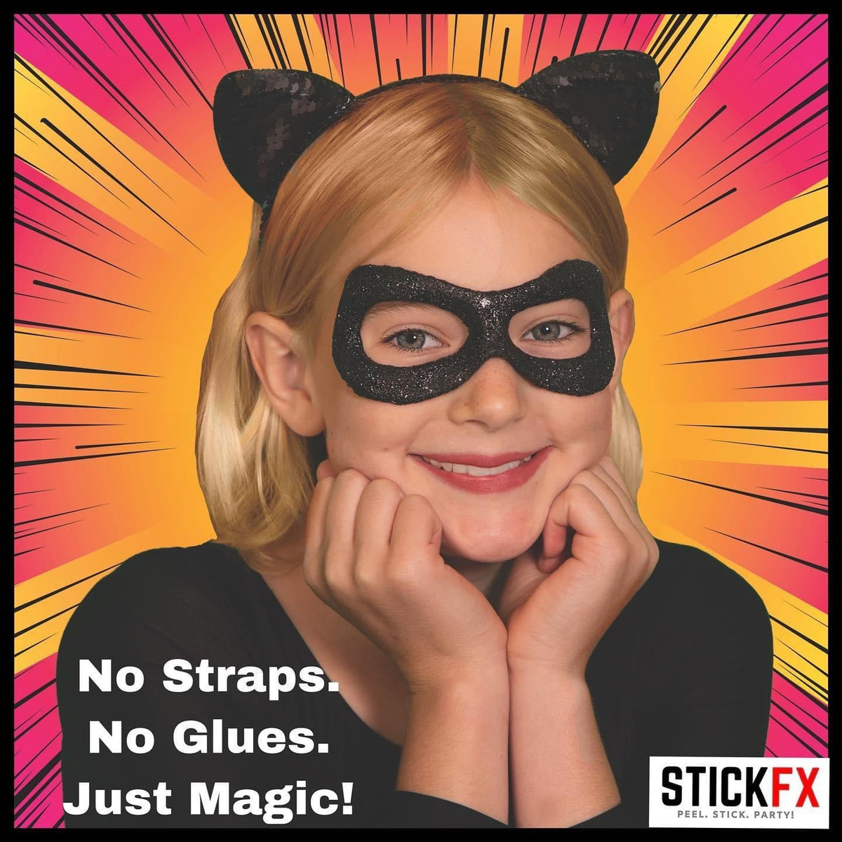 StickFX Classic Hero Mask child size reusable self stick silicone cost