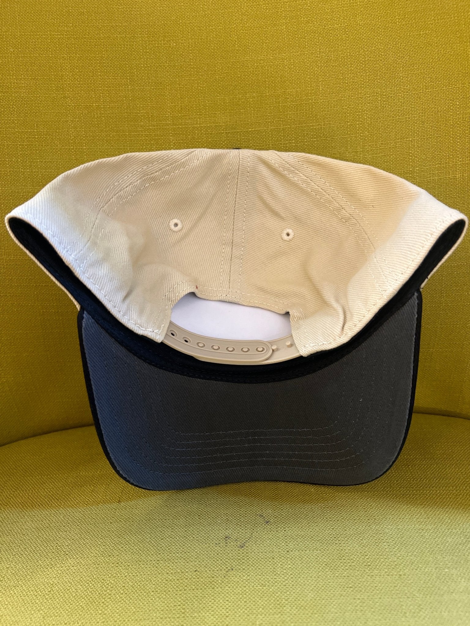 The Upside Down Two - Tone Hat - Savannah black/cream 100% cotton - Lalka Beauty Co.