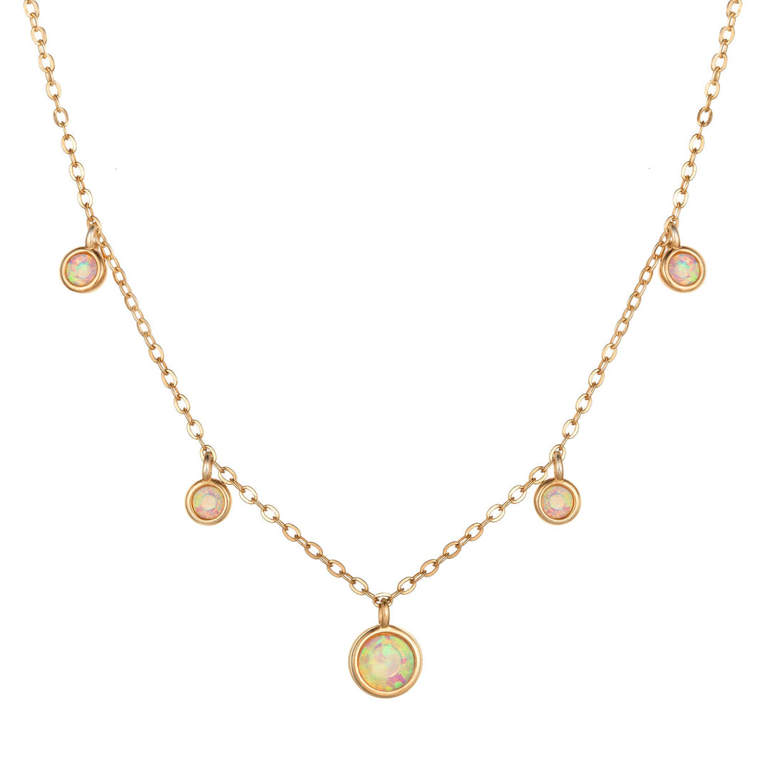 Clara Opal Drop Necklace