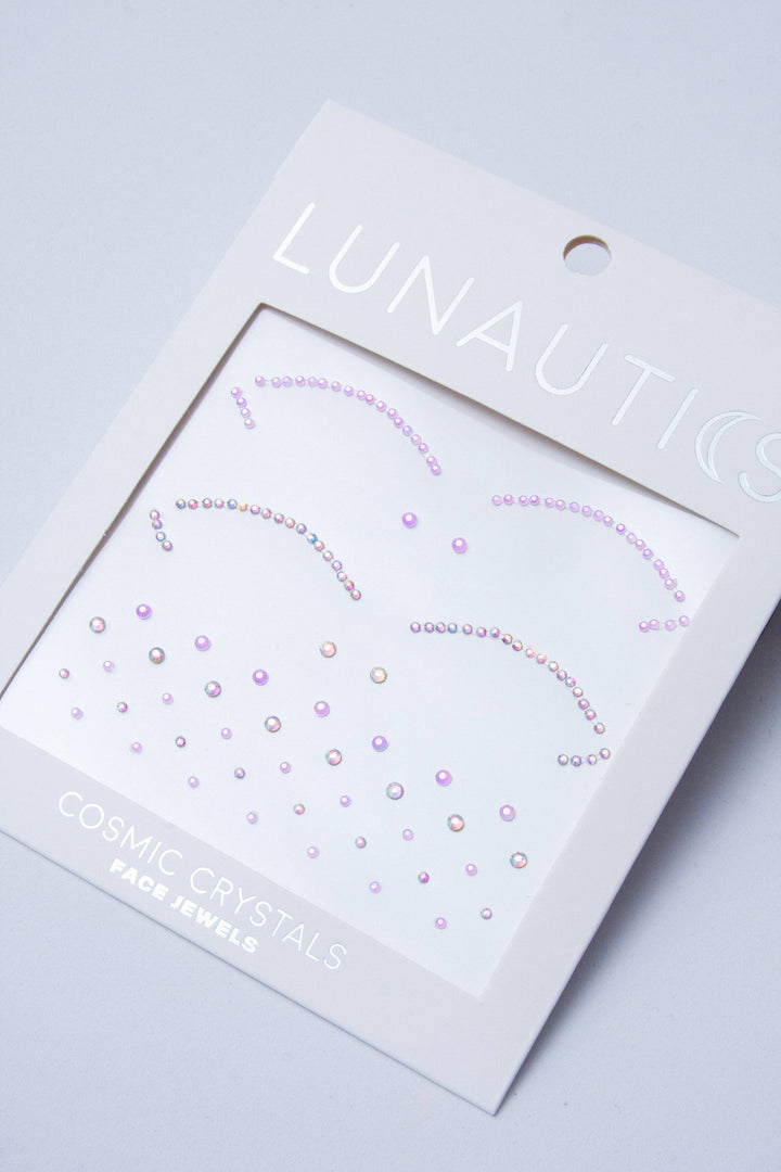 Lunautics Self Adhesive Cut Crease - Lavender Iridescent Face Jewels